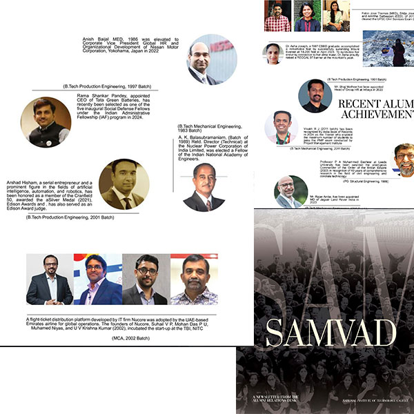 Recognised in recent NIT/REC Calicut Alumni achievements