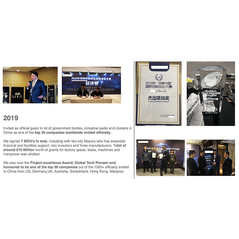 Invited as one of the top 30 global speaker and innovators to China to be showca